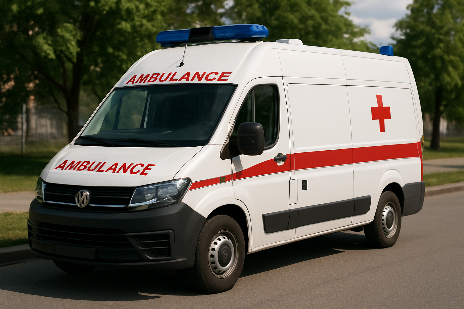An image of an ambulance