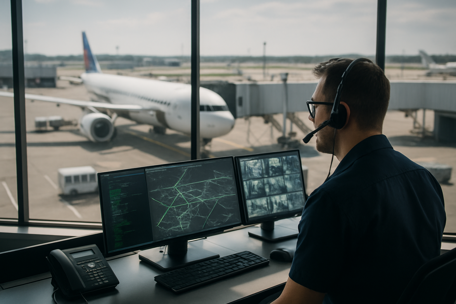 An image to accompany copy about mission critical operations in airports Photographic in style with no words on the image-1